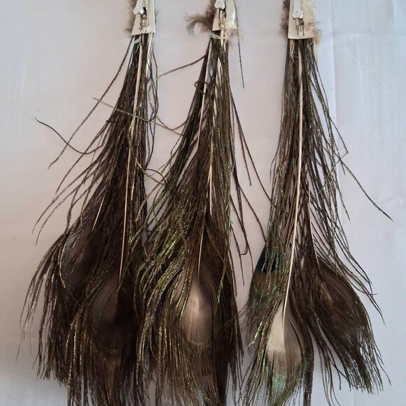 Lot of 6 Peacock Themed Decorations Ornaments - Picture 3 of 10